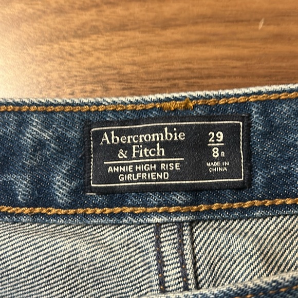 Abercrombie & Fitch Annie High Rise Girlfriend Sz 29 - Picture 4 of 14